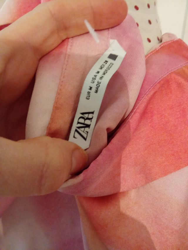 Camisa de cetim Zara