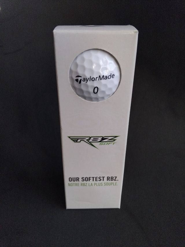 SCATOLA DI 3 PALLINE DA GOLF TAYLOR REALIZZATE IN RBZ SOFT //NUOVE//
