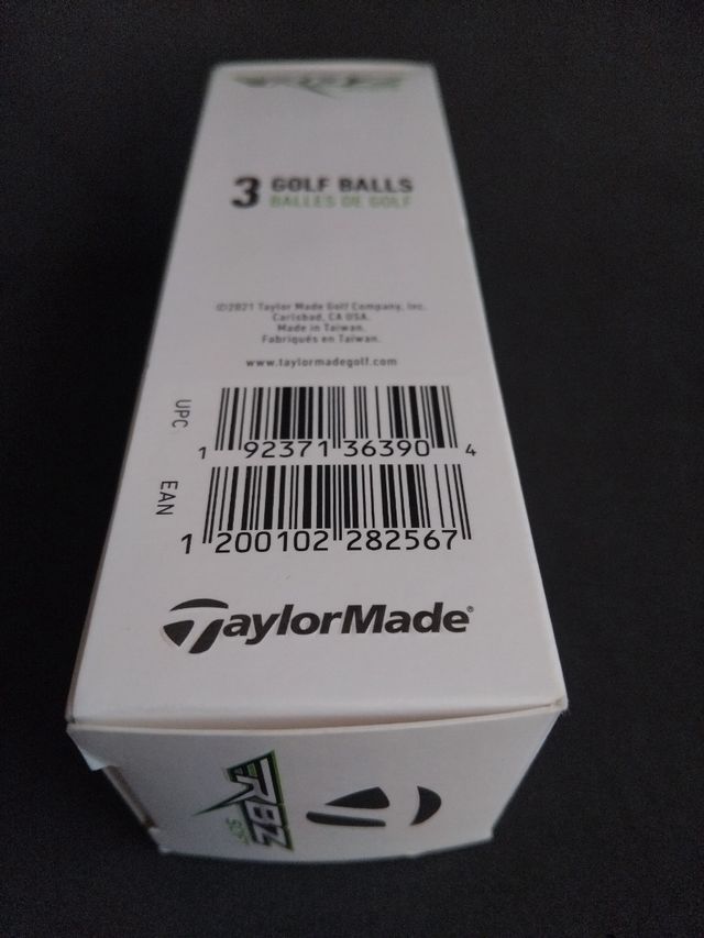 SCATOLA DI 3 PALLINE DA GOLF TAYLOR REALIZZATE IN RBZ SOFT //NUOVE//