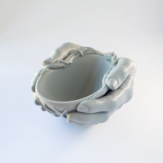 Vaso Artistico 3D – Mani che Abbracciano