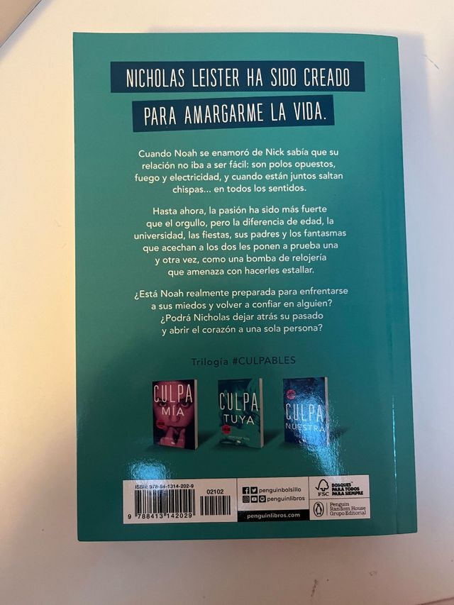 Estuche trilogía culpables edición limitada