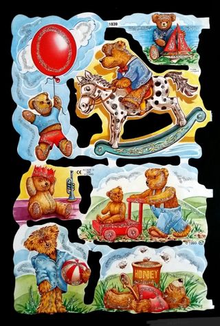 Lámina PURPURINA CROMOS TROQUELADOS