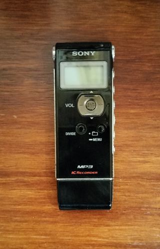 Grabadora y MP3 Sony ICD-UX70. 2010