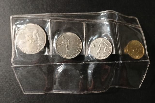 Lote monedas Portugal Hoquei 82