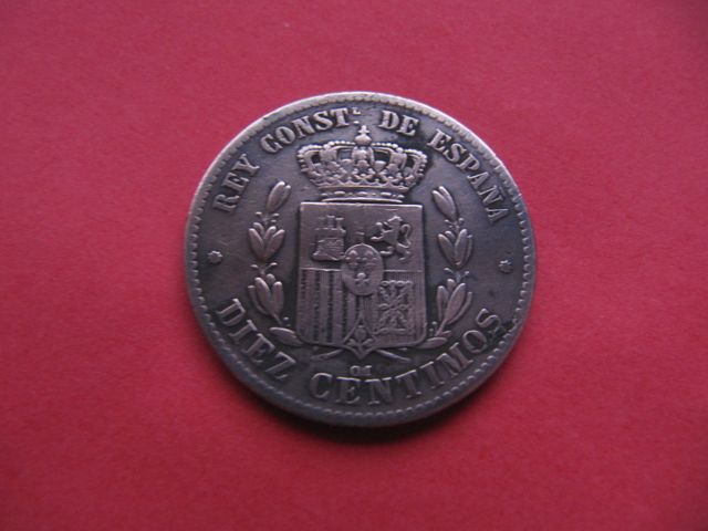 Monedas de Alfonso XII.