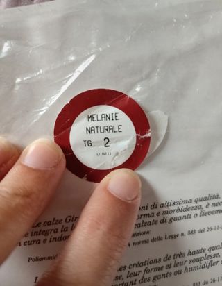 Collant calze rete color pelle