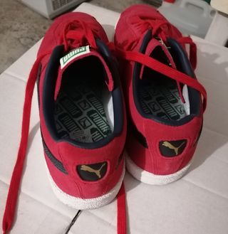 Puma Delphin colore rosso intenso taglia 43