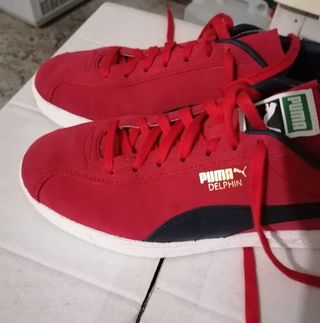 Puma Delphin colore rosso intenso taglia 43