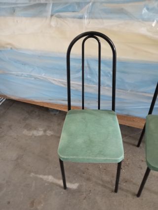 Seis sillas de comedor