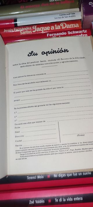 El secreto de la felicidad