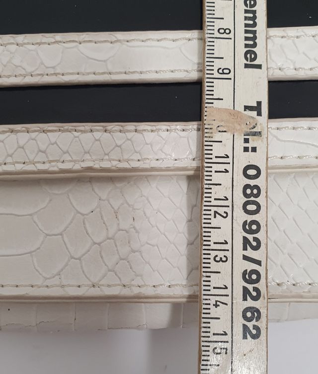 Borsetta Jlo bianca e nera