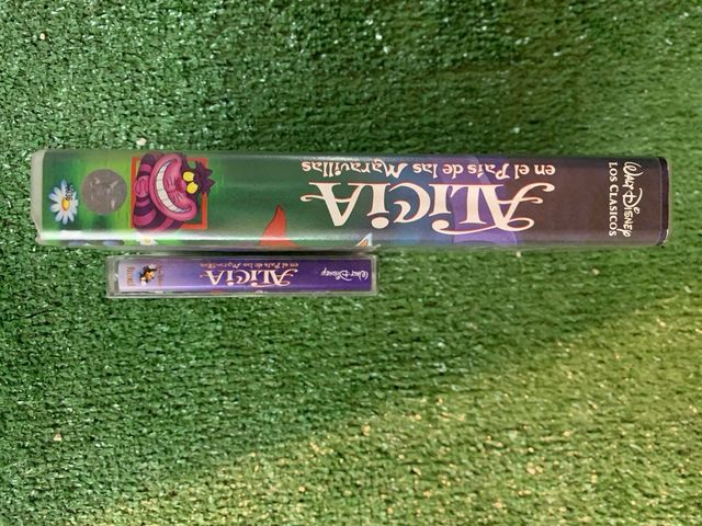 Vhs disney y cassete Alicia en el pais maravillas