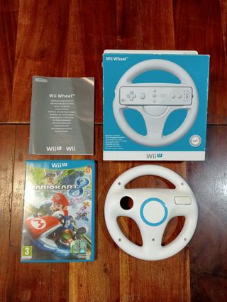 Mario kart 8 wii u con 1 volante
