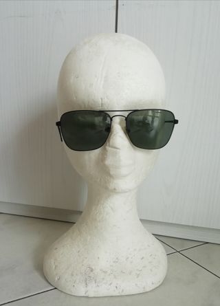 Occhiali da sole neri Vintage Galileo