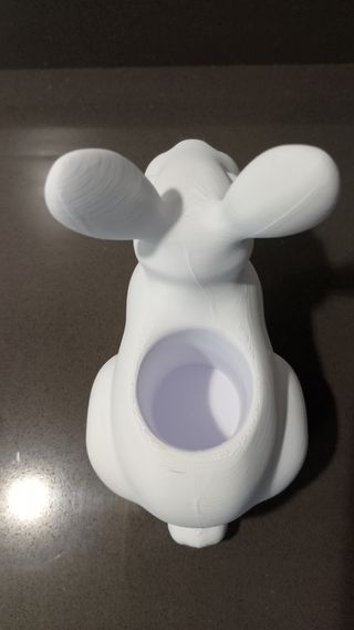 Coniglio decorativo portapenne-vasetto piante 3De 