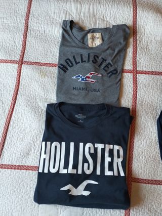 LOTE/1,2..CAMISET. HOLLISTER. LEVIS.