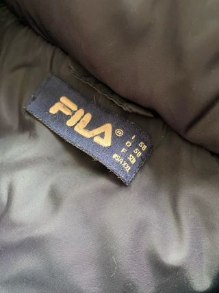Plumas oversize negro FILA 