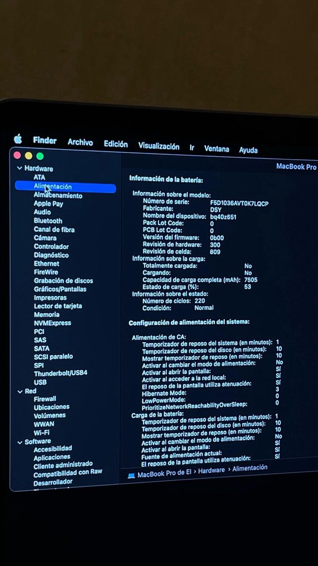 MACBOOK PRO 16”  i7