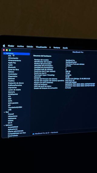 MACBOOK PRO 16”  i7