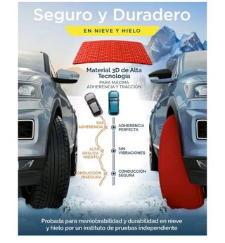 ARCOL Fundas Cadenas Nieve Talla L