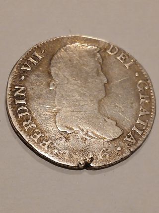 Moneda 4 reales plata
