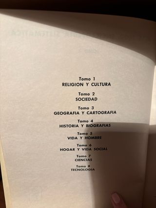 Enciclopedias sistematicas