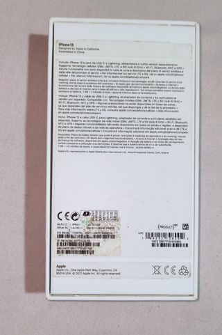 Caja iPhone 13 mini rojo