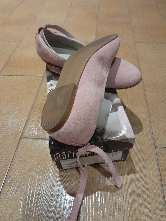 Zapatos comunión rosa