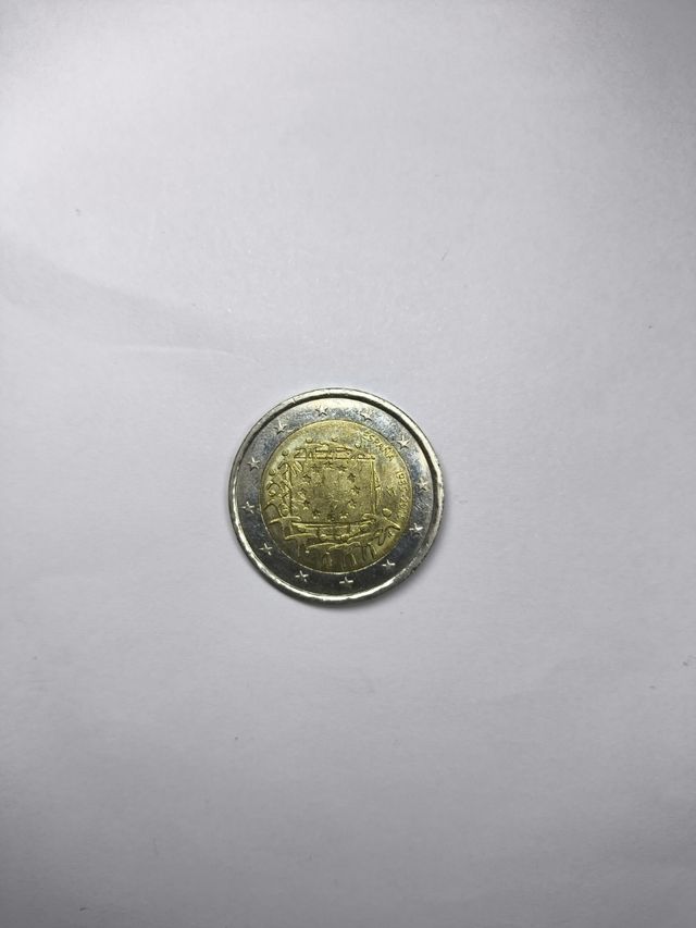 Moneda 2 euros conmemorativa España UE