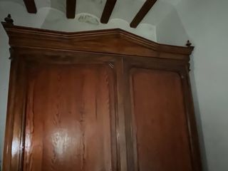Espectacular armario de madera antiguo
