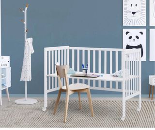 Cuna Blanca de Madera colecho