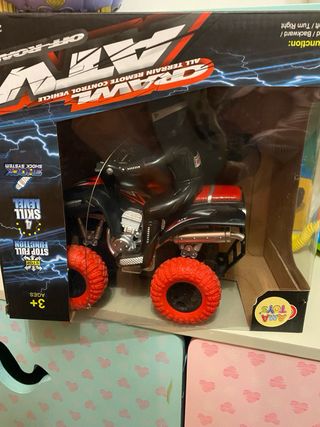 Juguete moto todoterreno teledirigida