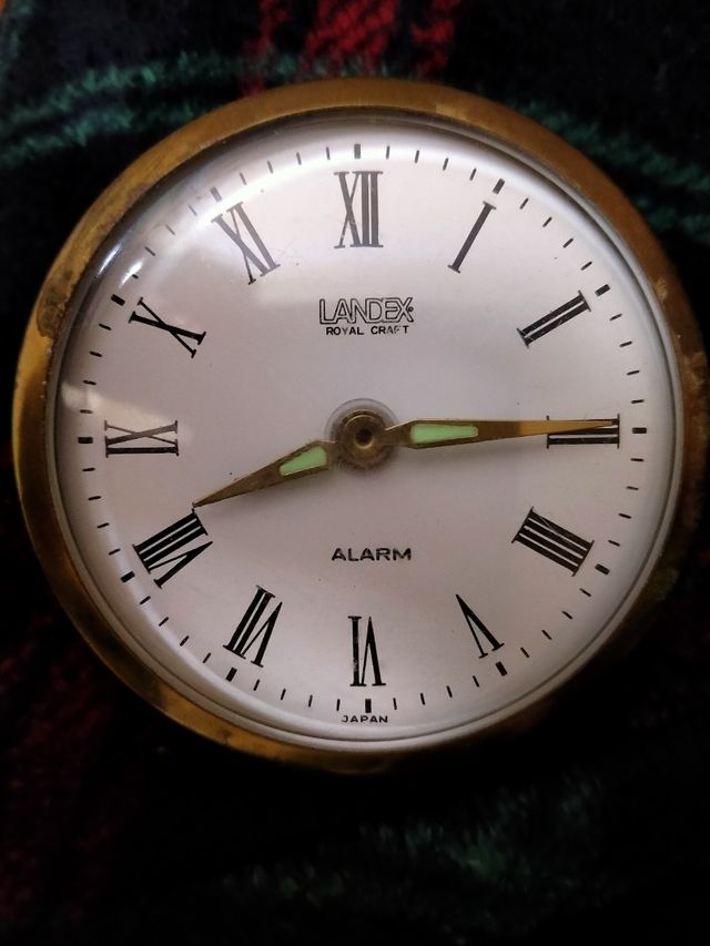 Reloj antiguo Landex, japonés