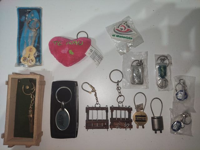 Coleção de 253 porta-chaves