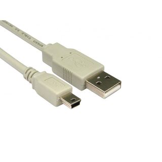 Cable Mini-usb nuevo 1m beige