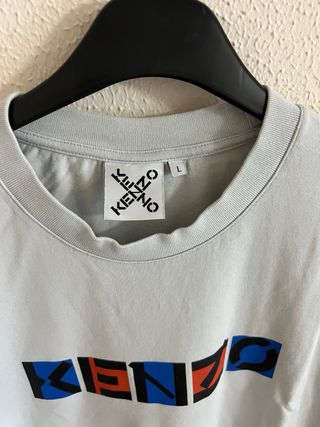Camiseta Kenzo gris azulado