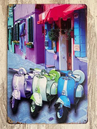 Cartel vespas