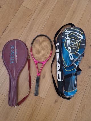 Racchetta e borsone tennis