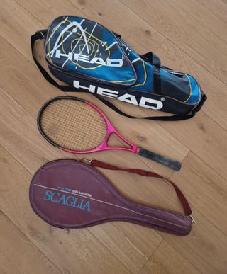 Racchetta e borsone tennis