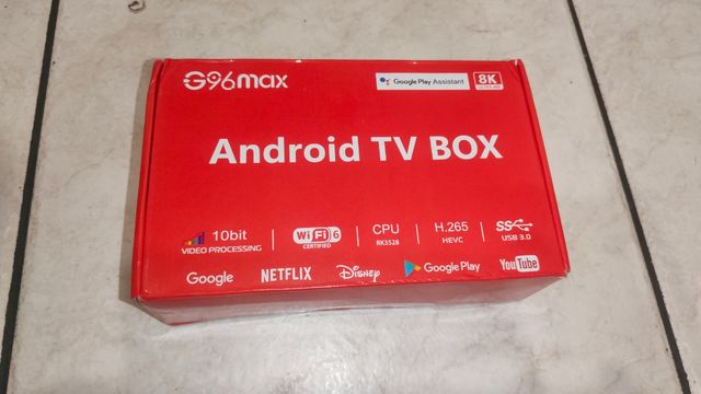 G96max android TV box 8k