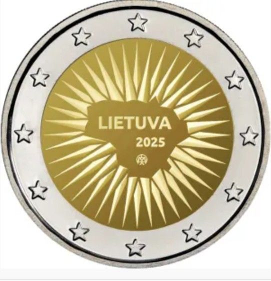 MONEDA 2€ CONM 🇱🇹 2025 DEF ESTA 🇱🇹