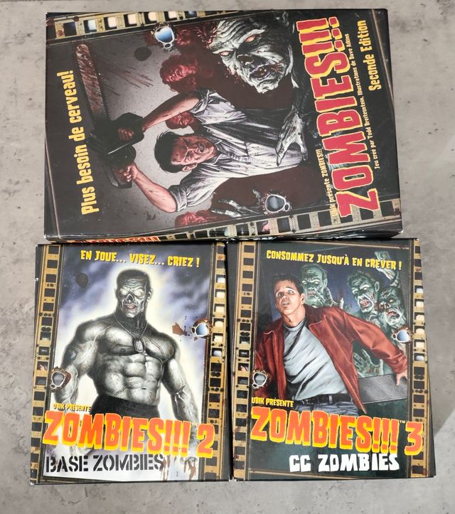 Juego de Mesa Zombies y 2 Expansiones Francés