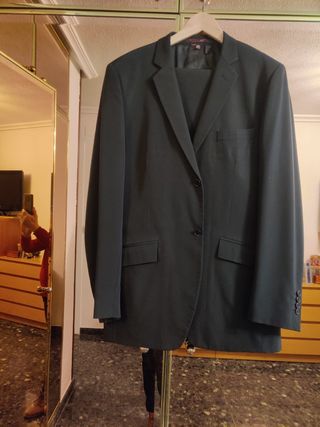 Traje de caballero negro, tallaM