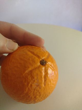 Arancia in marmo di Carrara 