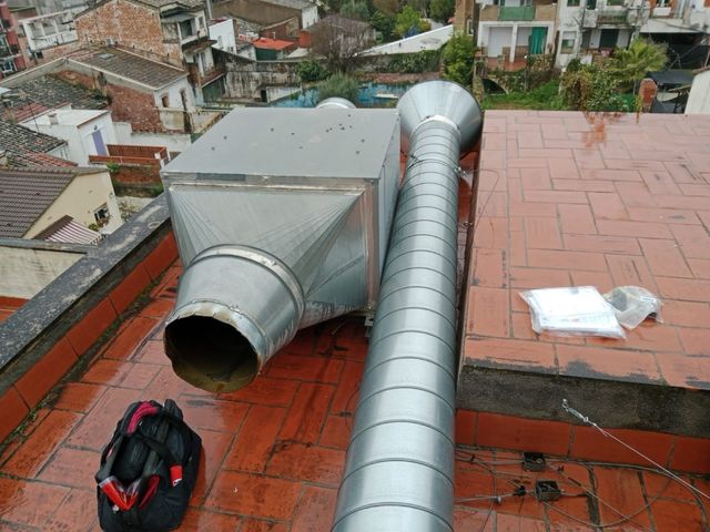 Estrattore per camino da ristorante