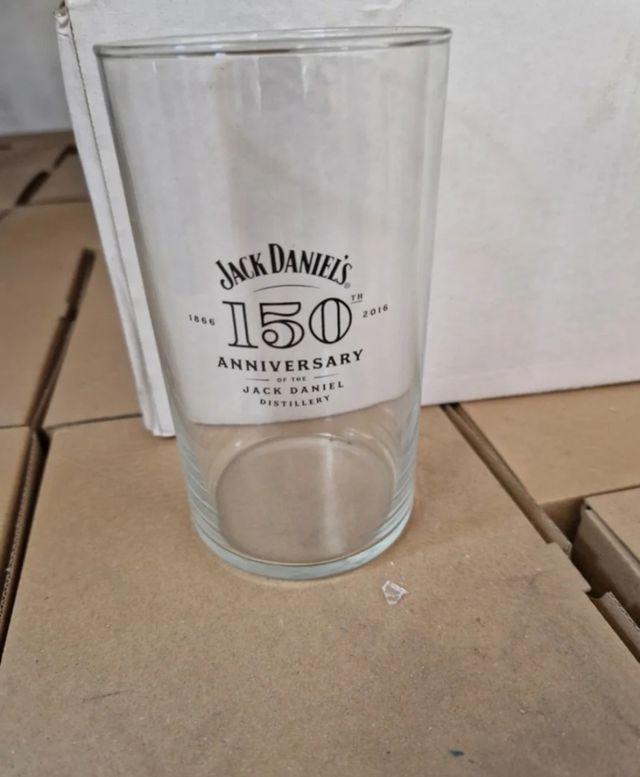 Vasos ancho cristal Jack Daniels y 150 aniversario
