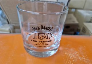 Vasos ancho cristal Jack Daniels y 150 aniversario