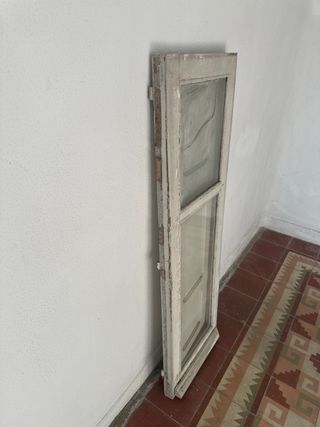 Ventana vintage madera cristal