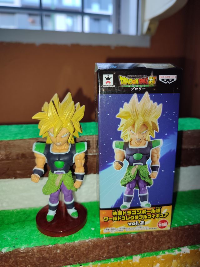 Figuras dragón ball wcf super Broly ssj vol2