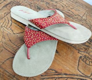 Zapatillas de verano rojas